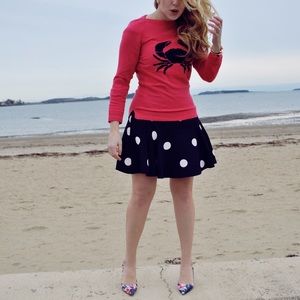 Talbots Pettite Crabby hot pink Sweater